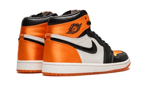 Air Jordan 1 High OG Satin Shattered Backboard Size 6.5 - Women AV3725 010 Black/Starfish-Sail