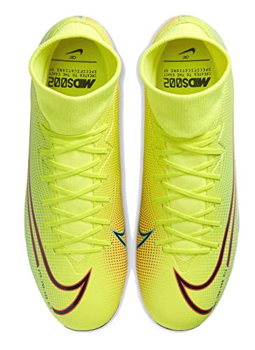 Nike Superfly 7 Academy MDS FG/MG Crampons de football Taille 11,5 - Homme BQ5427-703 Lemon Venom/Noir/Aurora Green