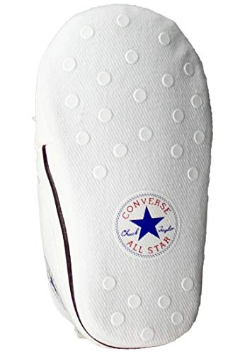 Converse CT Unisex-Child First Star Leather High Top Sneaker, White, 4 M US Toddler