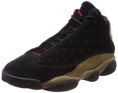 Nike Air Jordan 13 XIII Retro Olive 414571 006 Hombres Talla 12 Negro/Gym Red-light Olive Estilo de vida