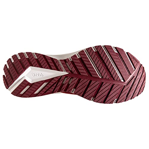 Brooks Men's Revel 4 Running Shoe - Maroon/White