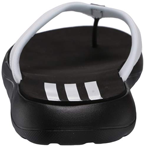 adidas Women's Comfort Flip-Flops Slide, Core Black/Footwear White/Core Black, 9 M US
