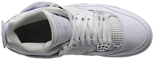 Air Jordan 4 Retro Pure Money 2017 Taille 12.5 Homme 308497 100 Blanc/Argent