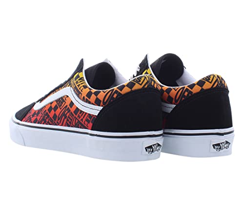Vans Old Skool Flame Sneakers Black Flame Men