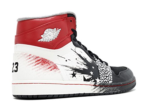 Air Jordan 1 Retro High Dave White Wings Size 14 - Men 464803-001 Black/Red/White