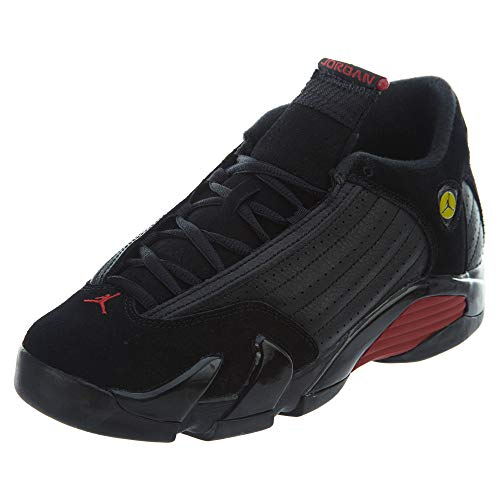 Nike Air Jordan 14 Retro Big Kids' Shoes Black/Varsity Red/Black 487524-003 (4 M US)