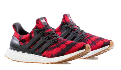 adidas Mens Ultraboost DNA Nice Kicks No Vacancy, Red Tie-dye GV7517