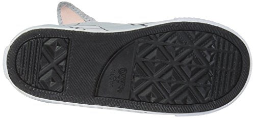 Converse Baby-Girl's Chuck Taylor All Star Creatures Sneaker, Grey/Navy, 3 M US Infant