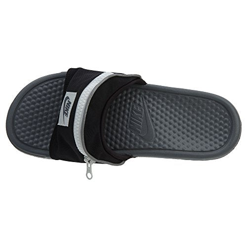 Nike Benassi JDI Fanny Pack Talla 10 - Hombre AO1037-001 Negro/Gris frío