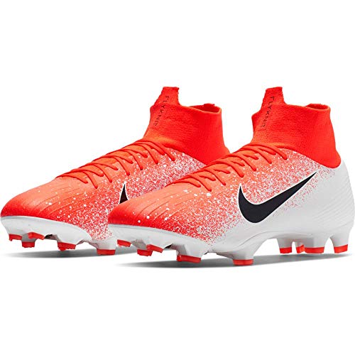 Nike Mercurial Superfly 6 Pro FG Tacos de fútbol Talla 13 - Hombre AH7368-801 Hyper Crimson/Blanco/Negro)
