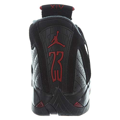 Nike Air Jordan 14 Retro Big Kids' Shoes Black/Varsity Red/Black 487524-003 (4 M US)