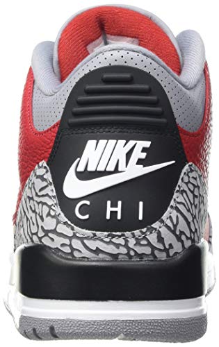 Air Jordan 3 Retro Fire Red Cement Chicago Men CU2277-600 Varsity Red/Cement Gray