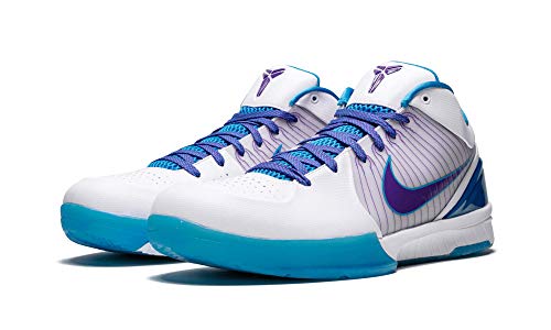 Nike Basketball Kobe 4 Protro Draft Day Hornets Size 14 - Men AV6339-100 White/Purple