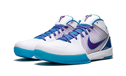 Nike Basketball Kobe 4 Protro Draft Day Hornets Talla 14 - Hombre AV6339-100 Blanco/Púrpura