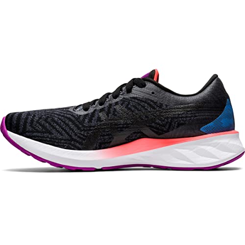 ASICS Women's Roadblast Running Shoes, 9.5, Black/Orchid