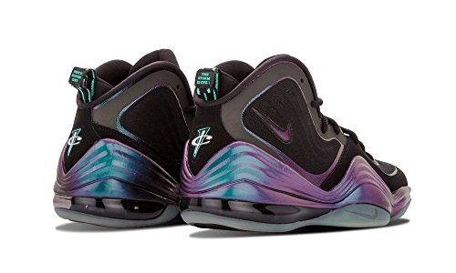 Nike Air Penny V 5 Invisibility Cloak Size 8.5 - 537331-002 Black/Purple/Teal