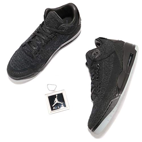 Air Jordan 3 Retro Flyknit Talla 10 - Hombre AQ1005-001 Negras Brillan en la oscuridad