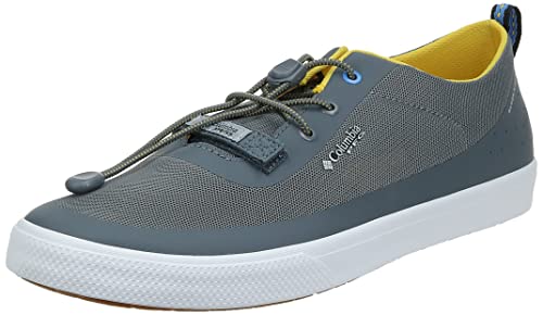 Columbia PFG Dorado CVO PFG Boat Shoe Size Size 12 - Men 176768-033 Grey Steel/Electron Yellow