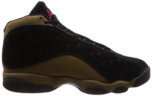 Nike Air Jordan 13 XIII Retro Olive 414571 006 Hombres Talla 12 Negro/Gym Red-light Olive Estilo de vida