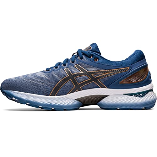 ASICS Men's Gel-Nimbus 22 Shoes, 14, Glacier Grey/Graphite Grey