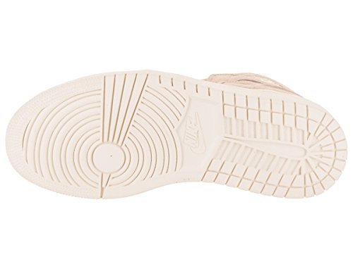 Air Jordan 1 High Zip Women Particle Beige AQ3742-205 Red Bronze