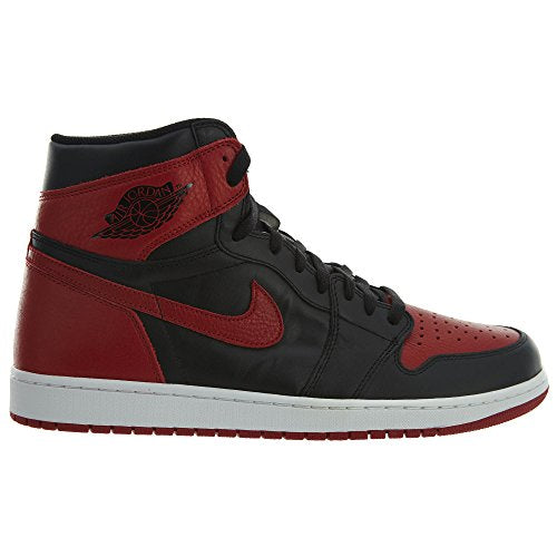 Air Jordan 1 Retro High OG Bred Banned 2016 Talla 13 - Hombre 555088 001 Negro/Rojo/Blanco