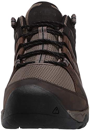 KEEN Men's Steens Vent Hiking Shoe, Brown, 10
