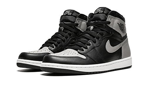 Air Jordan 1 Retro High OG Shadow Grey 2018 Size 14 - Men 555088 013 Black/White