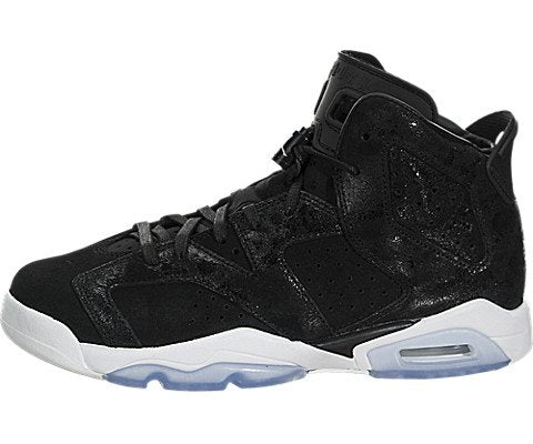 Nike Jordan Air 6 Retro Prem HC GG Kid's Size 5.5/6 Black/White Gym Red
