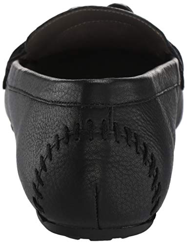 Aerosoles womens Soft Drive Loafer, Black Leather, 6.5 US