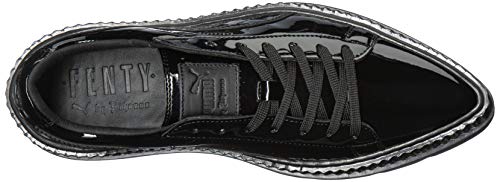Fenty Puma by Rihanna Mujeres Pointy Creeper Patent Moda Zapatillas Negro