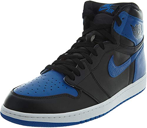 Air Jordan 1 Retro High OG 2017 Royal Talla 13 - Hombre 555088 007 Negro/Royal-blanco