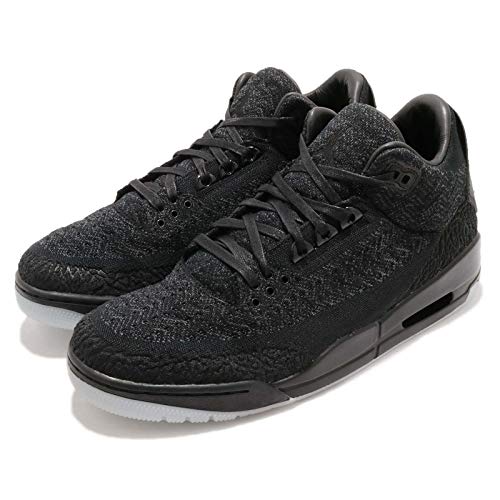 Air Jordan 3 Retro Flyknit Talla 10 - Hombre AQ1005-001 Negras Brillan en la oscuridad