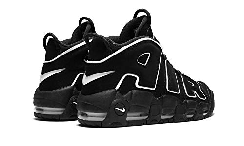 Nike Basketball Air More Uptempo Talla 8.5 - Hombre 414962-002 Negro/Blanco