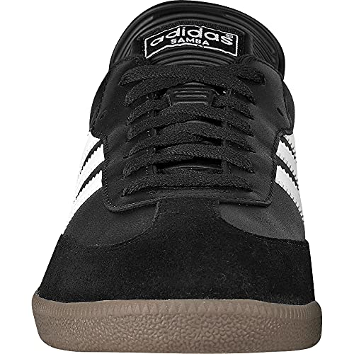 Zapato de fútbol adidas Samba Classic para hombre, negro/blanco, 14 US