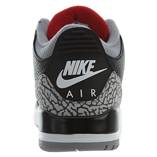 Air Jordan 3 Retro OG Black Cement 2018 Men 854262-001 White Red