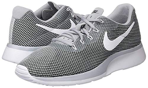 Nike Tanjun Racer Talla 10 - Hombre 921669-001 Gris lobo/Blanco/Negro