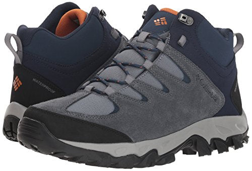 Columbia Buxton Peak Mid Waterproof Hiking Boot Talla 14 - Hombres 1790971-021 Gris
