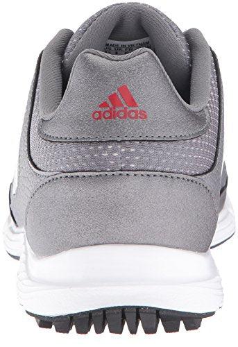 adidas Men's Tech Response Golf Shoe, Iron Metallic/White, 8.5 M US