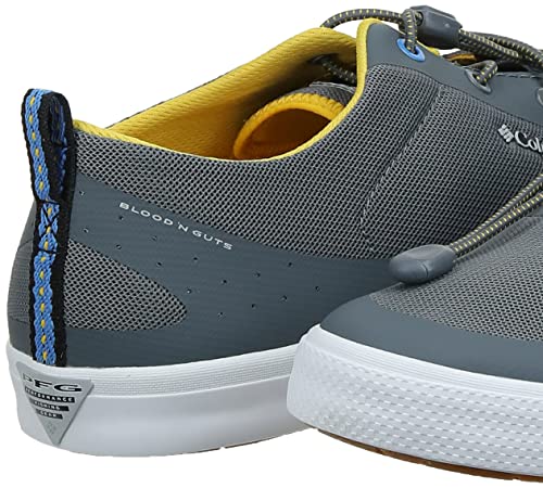 Columbia PFG Dorado CVO PFG Boat Shoe Size Size 12 - Men 176768-033 Grey Steel/Electron Yellow
