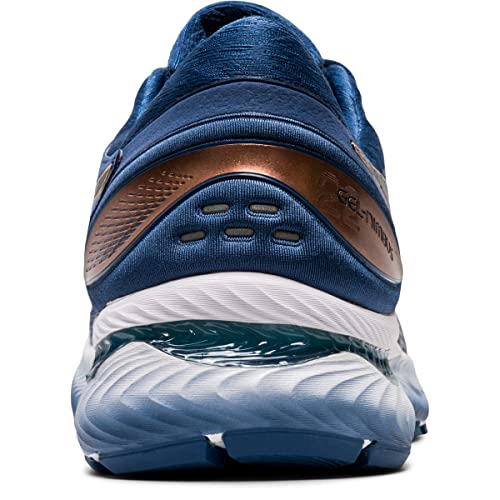 ASICS Men's Gel-Nimbus 22 Shoes, 14, Glacier Grey/Graphite Grey