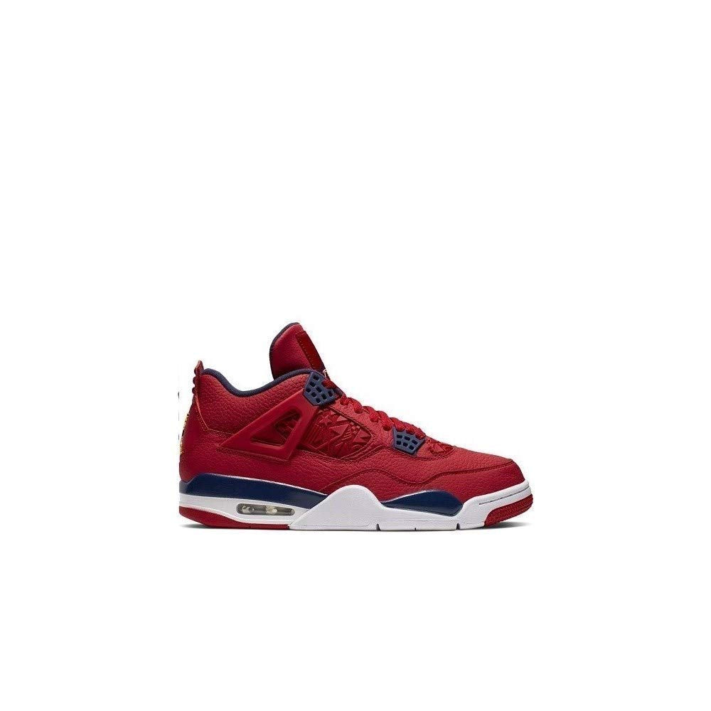 Nike Air Jordan 4 IV Retro Se Fiba 2019 Hombre Talla 10.5 Gym Rojo/Obsidian-Blanco-Metallic Gold CI1184-617