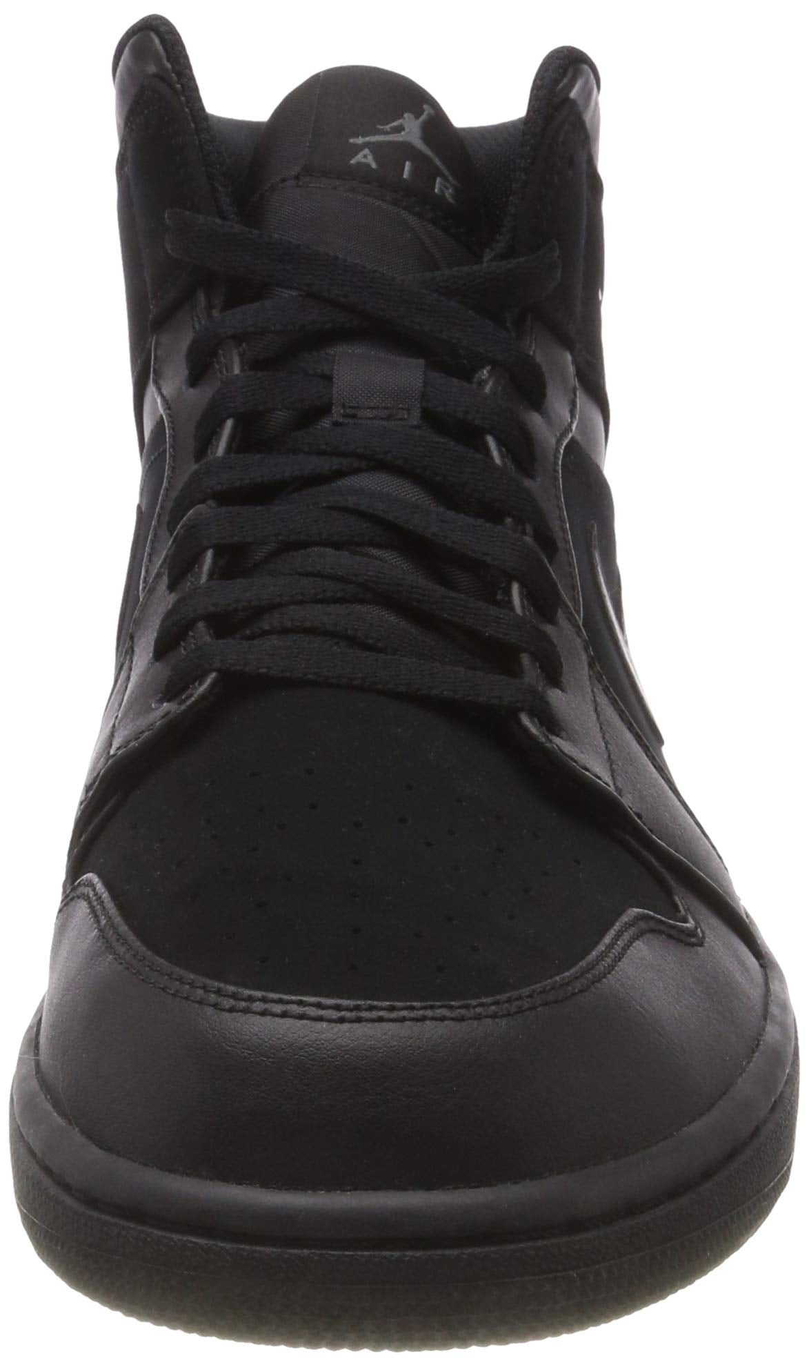 Nike Air Jordan 1 Mid Hombres Tamaño 13 Triple Negro/Gris oscuro 554724-050