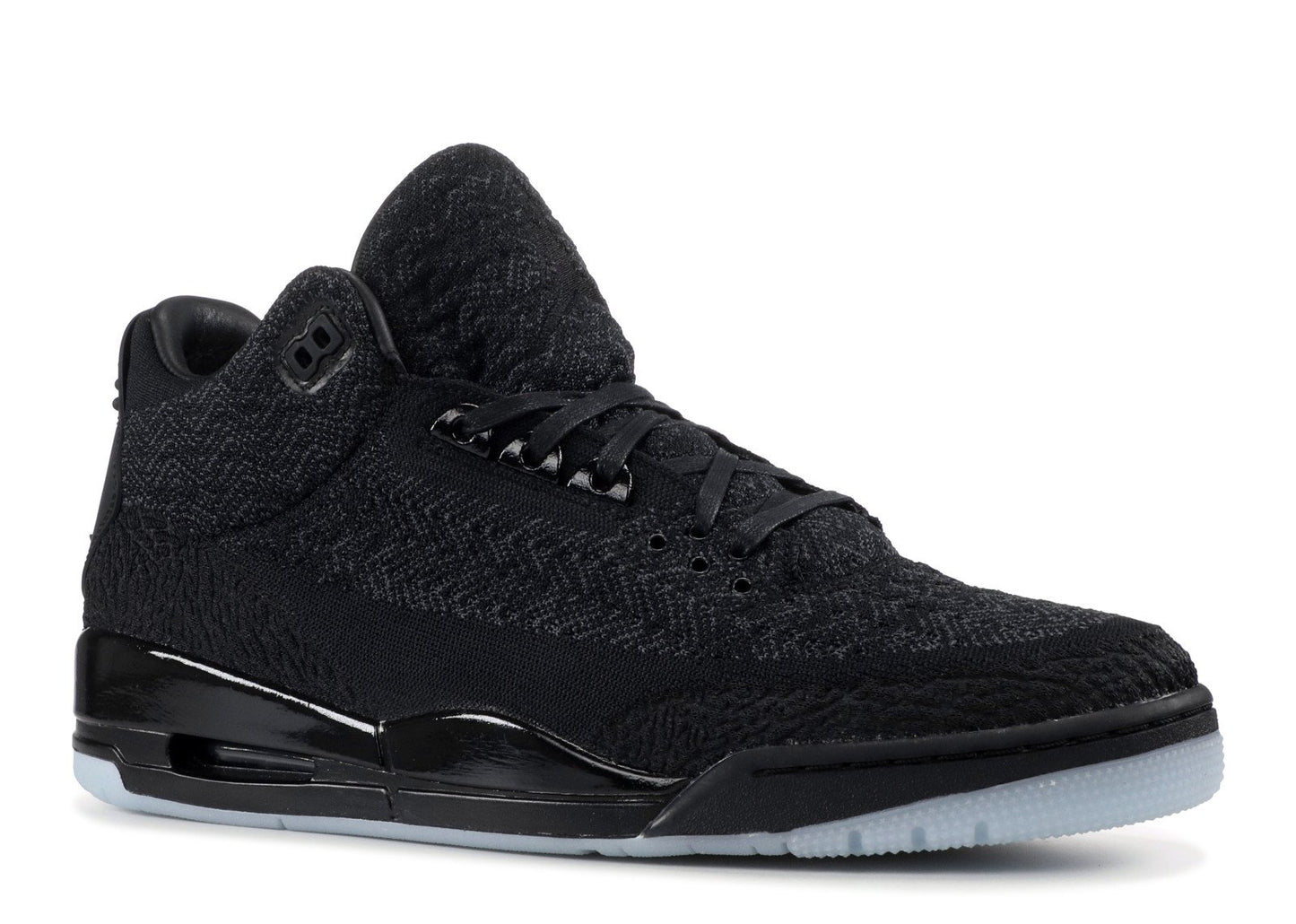 Air Jordan 3 III Retro Flyknit Negras- Aq1005-001 - Talla de hombre 9.5/Talla 10 - Brillan en la oscuridad