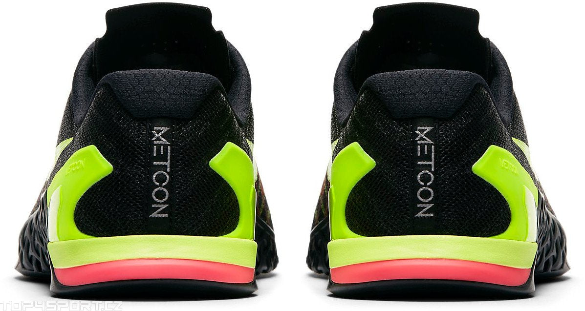 Nike Men's Metcon 3 Training Shoe 852928 012 Men's Size 14 BLACK/VOLT-HYPER CRIMSON-HOT PUNCH