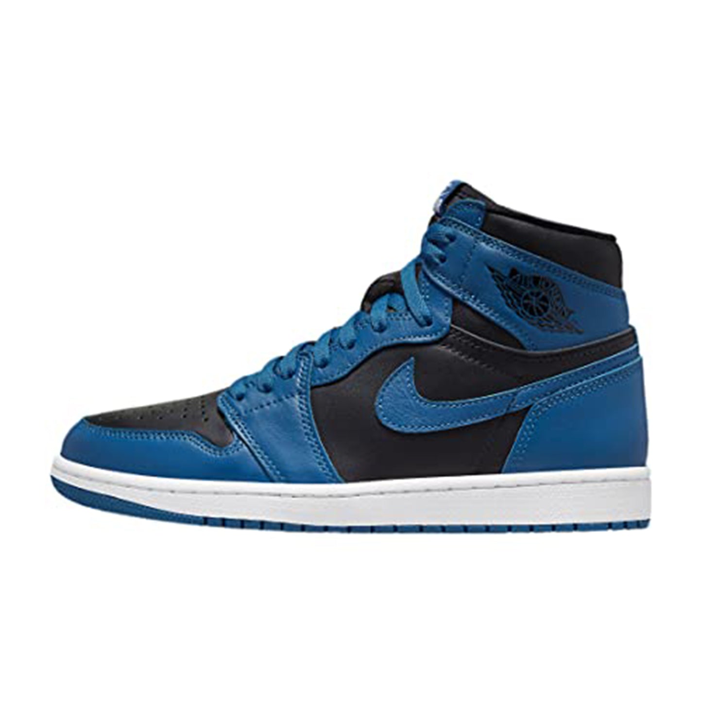 Air Jordan 1 Retro High OG Dark Marina Blue Size 9 - Men 555088-404 Black-White