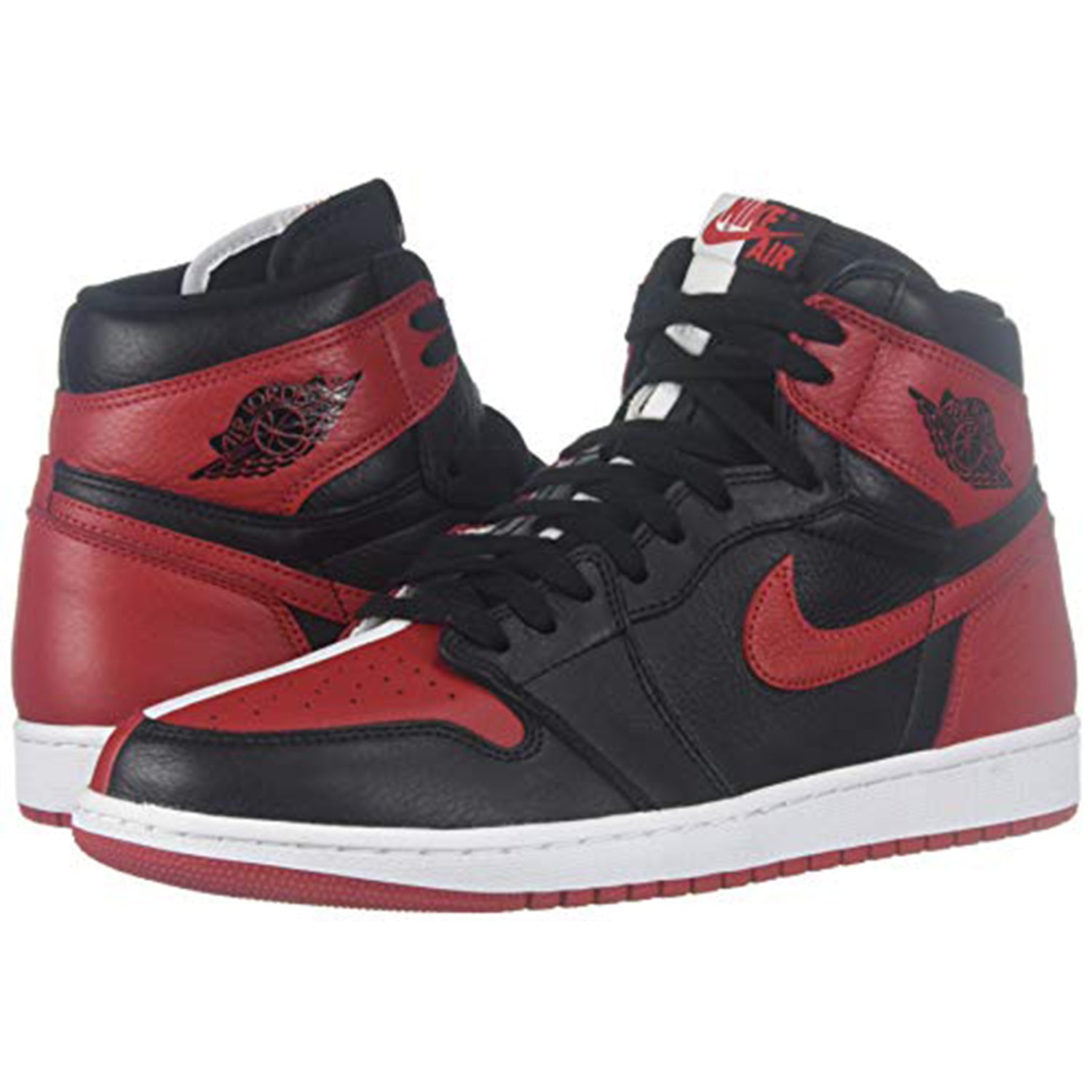 Jordan retro 1 negro con rojo 2025