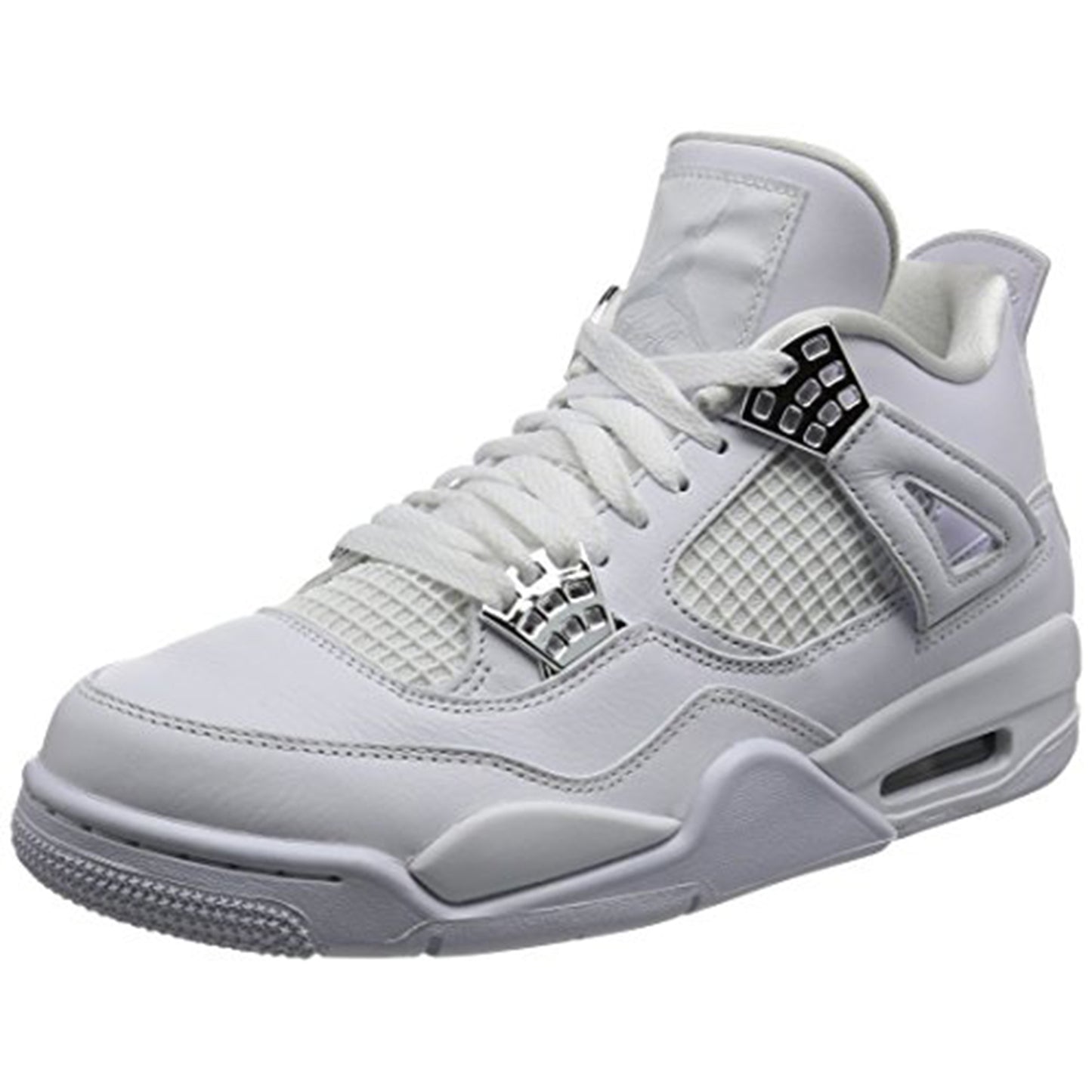 Air Jordan 4 Retro Pure Money 2017 Taille 12.5 Homme 308497 100 Blanc/Argent