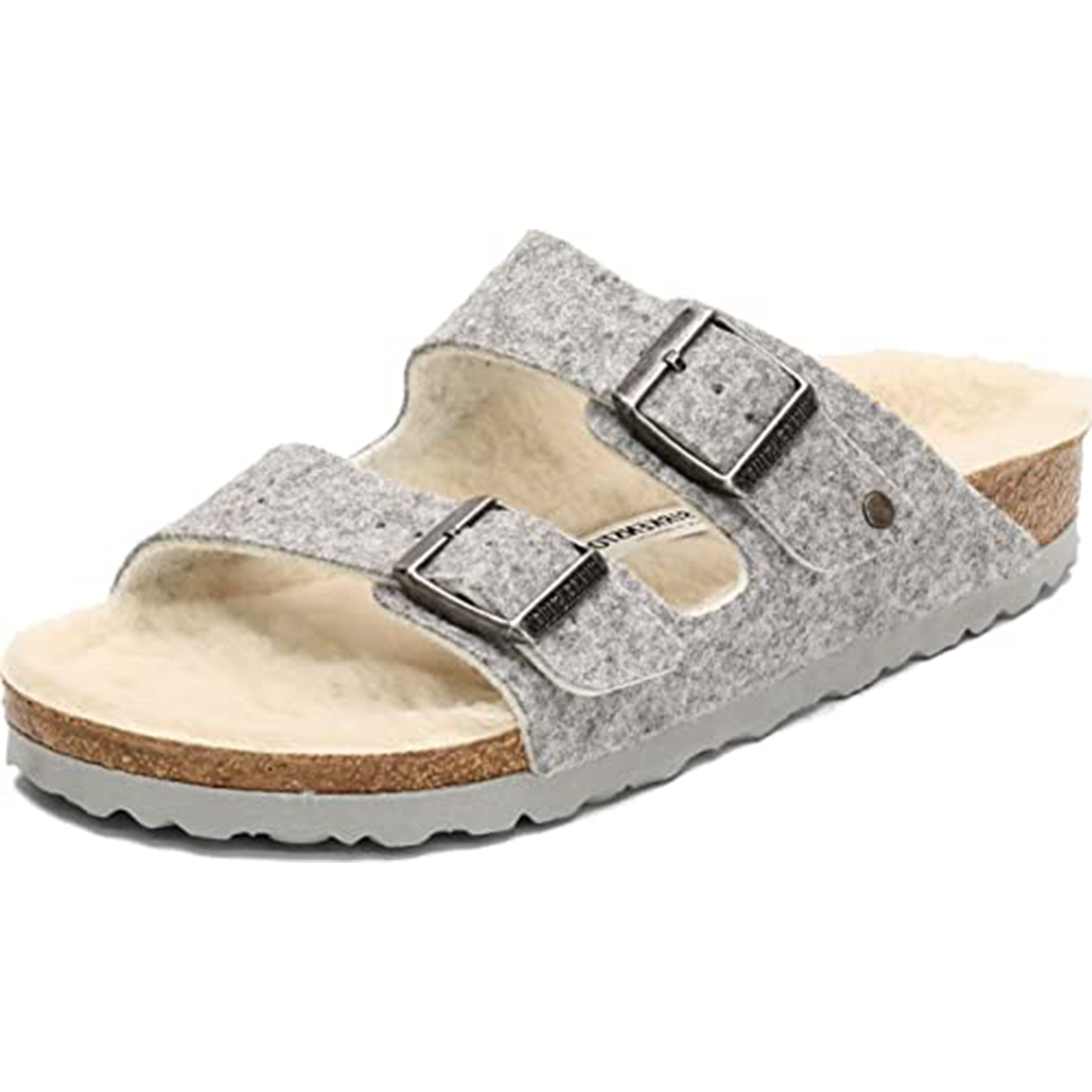 Birkenstock Women's, Arizona Wool Felt - Narrow Width Grey Light 36 M