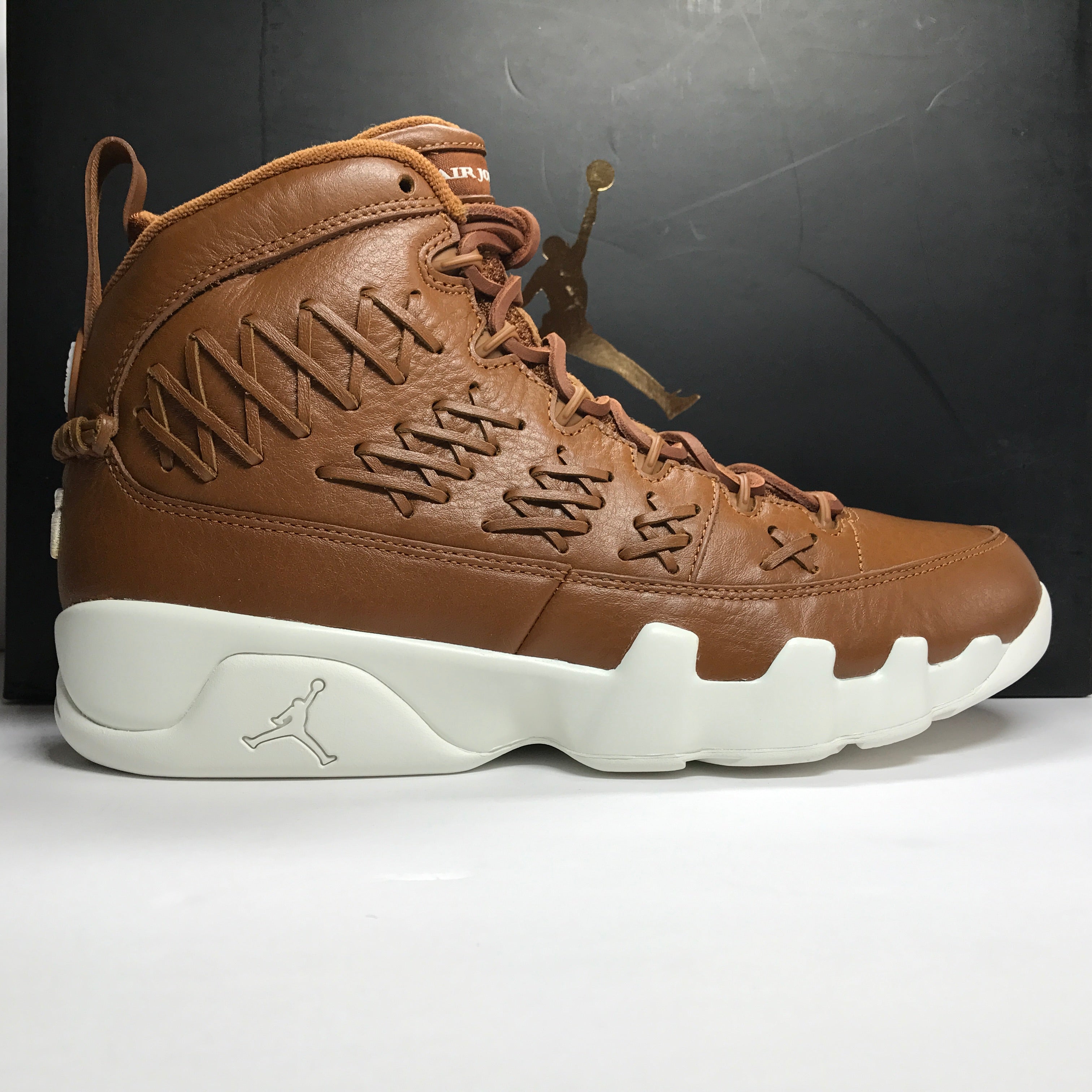 More Info On The Air Jordan 9 Baseball Glove Brown •